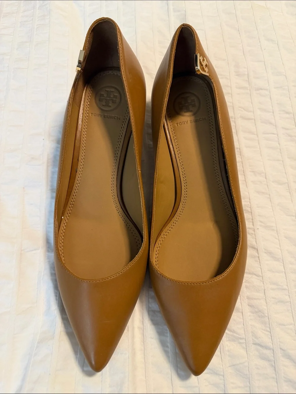 Tory Burch smooth cognac
