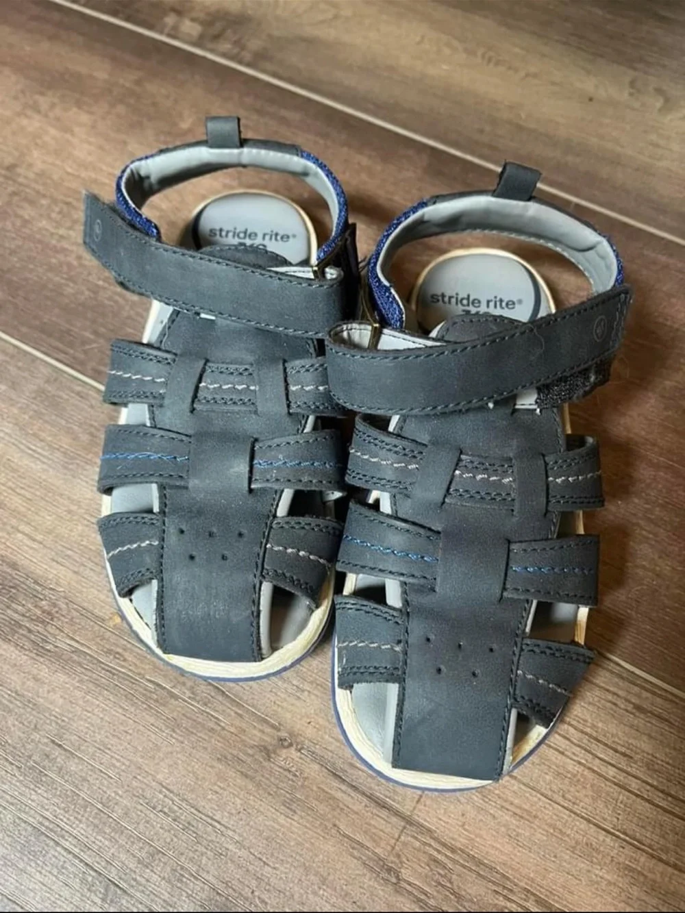 Stride Rite Navy and Blue Paddy Sneaker Sandal