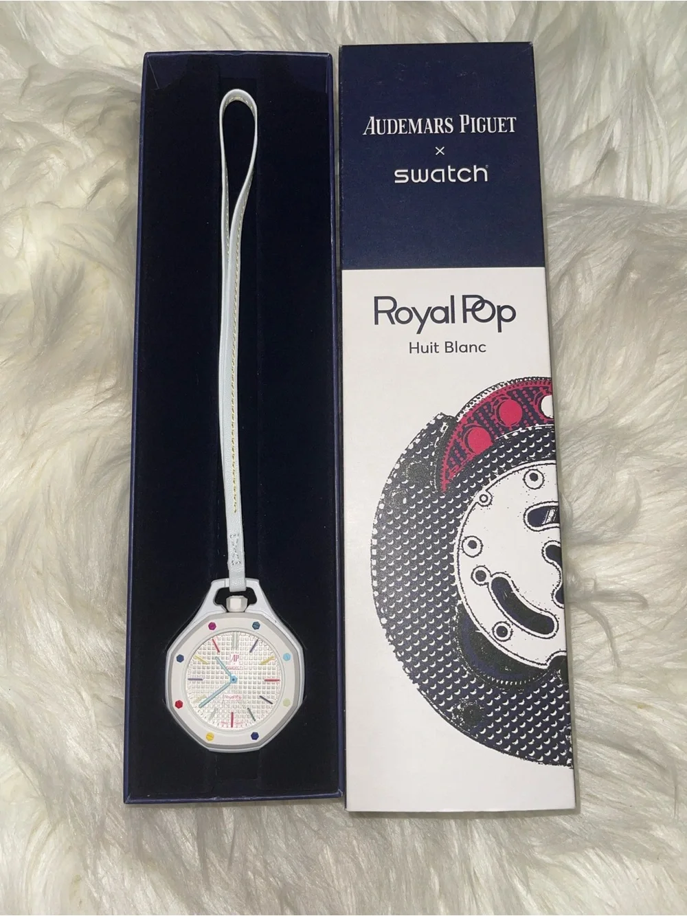 Audemars Piguet x Swatch Royal Pop Huit Blanc Watch