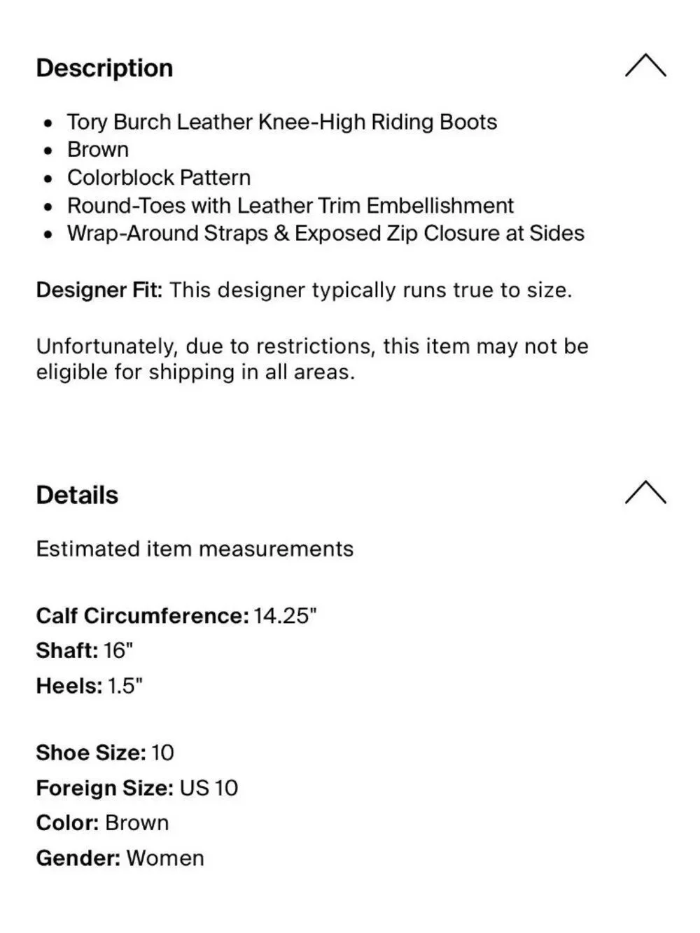 Tory Burch product pair