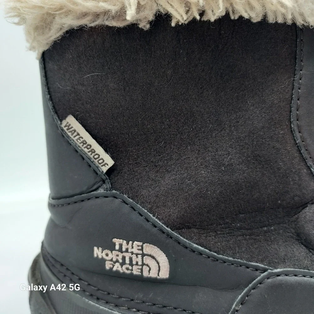 The North Face Girls‎ Heatseeker Waterproof Brown Winter Boots Faux Fur Size 2