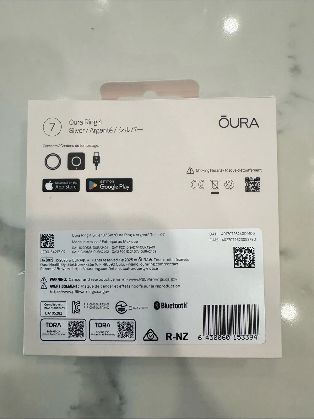 Oura brand new