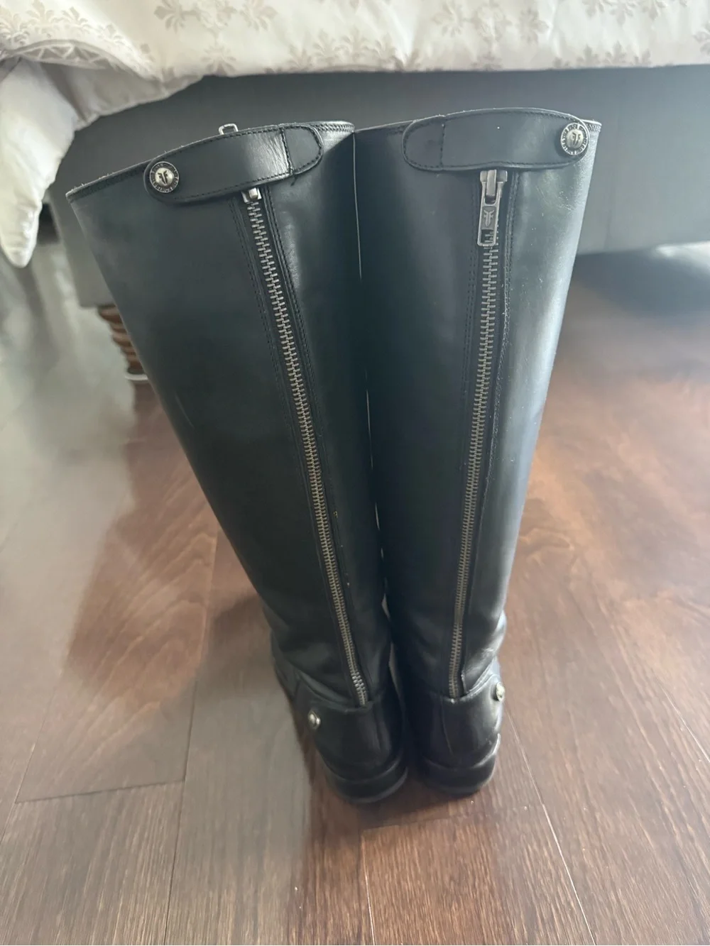 Frye Melissa Button Back Zip Tall Knee High Boots Size 8
