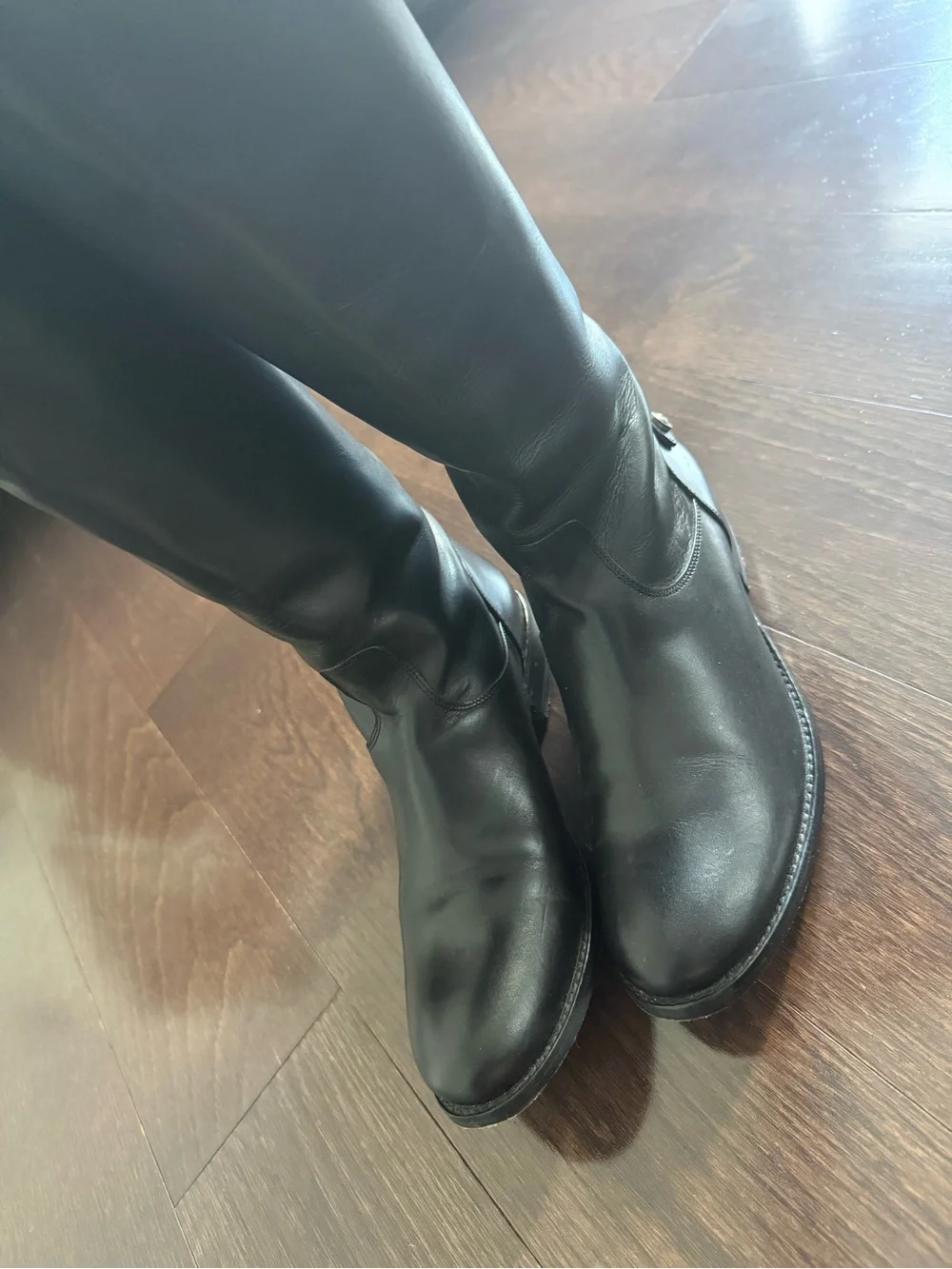 Frye Melissa Button Back Zip Tall Knee High Boots Size 8