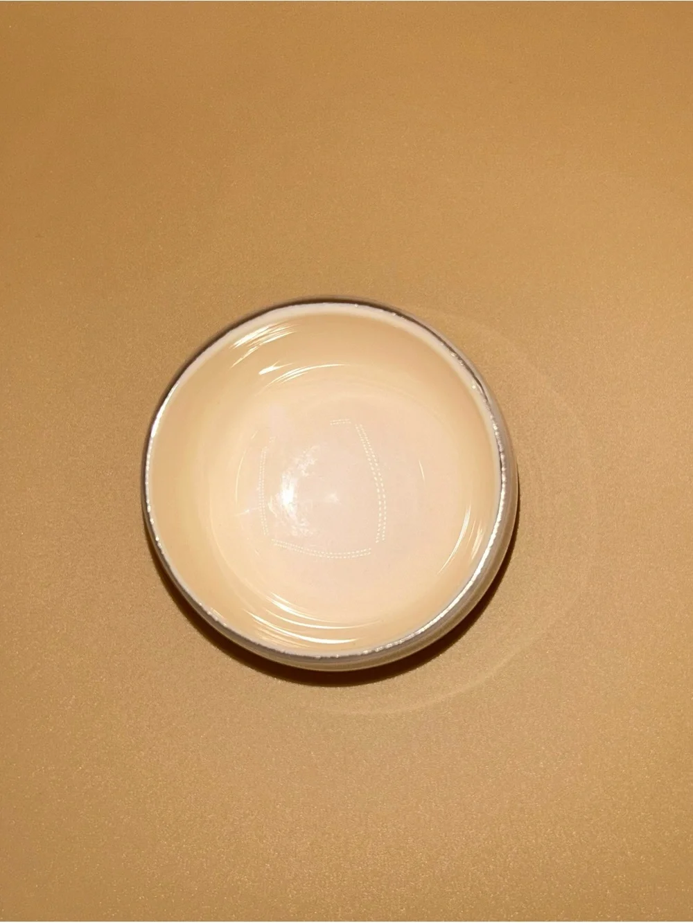 Glassy Baby Votive Candle Holder Pre-Triskelion Cream Color