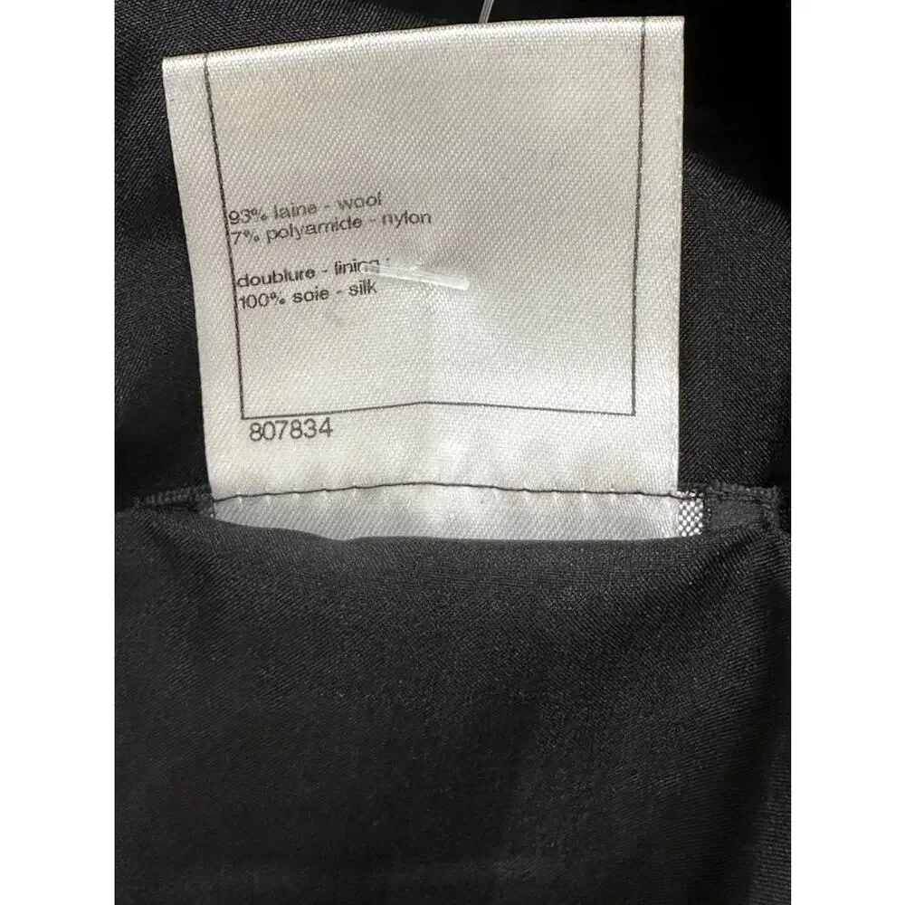 CHANEL black bouclé