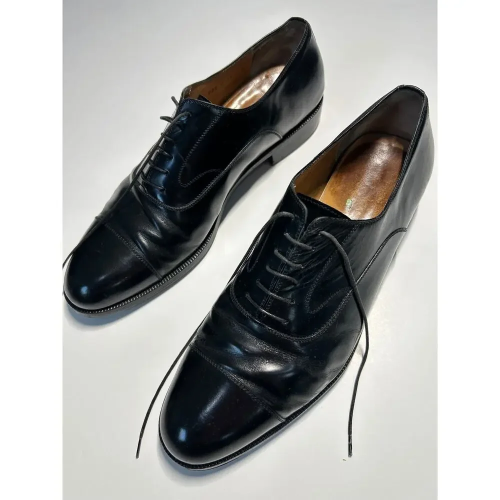 Salvatore Ferragamo leather traction