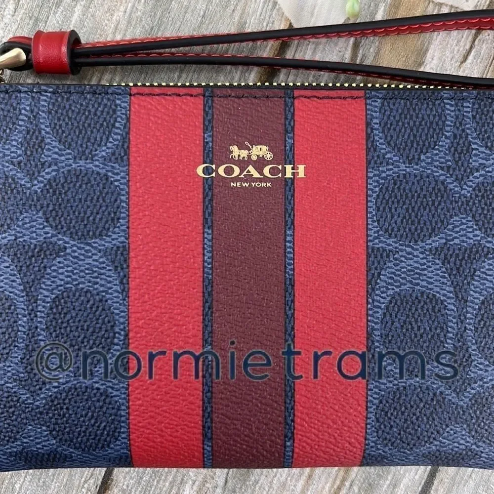 Coach signature coated