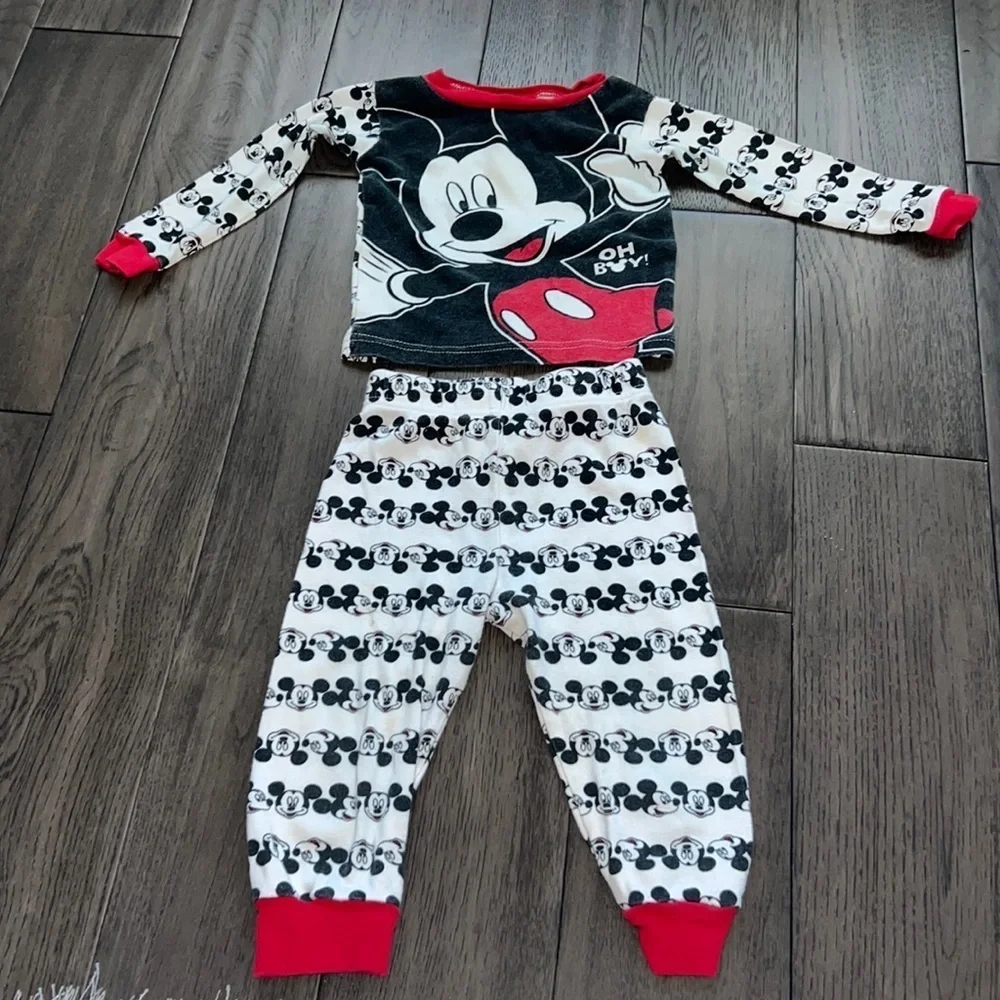 Long sleeve Mickey Mouse Disney pajamas boy/girl