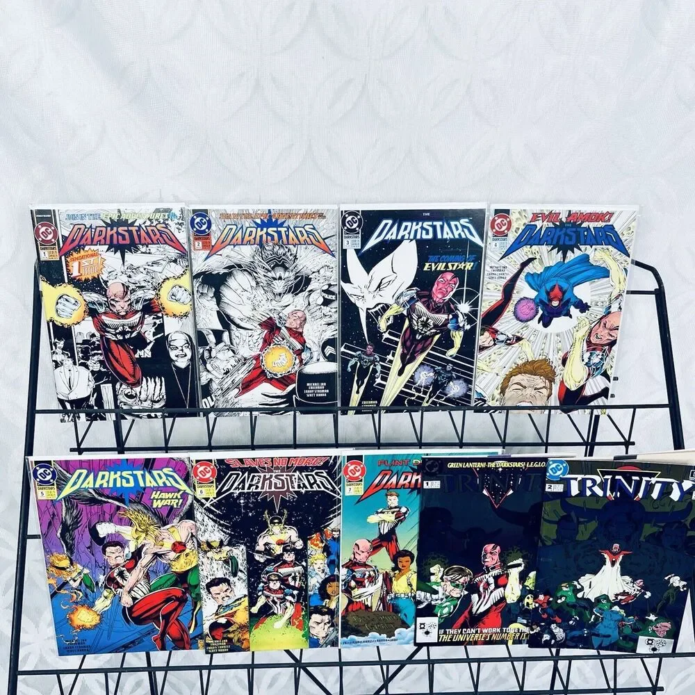 DARKSTARS 1-7 & Trinity 1-2 Lot (1992,‎ DC) 1st appearance of the Darkstars