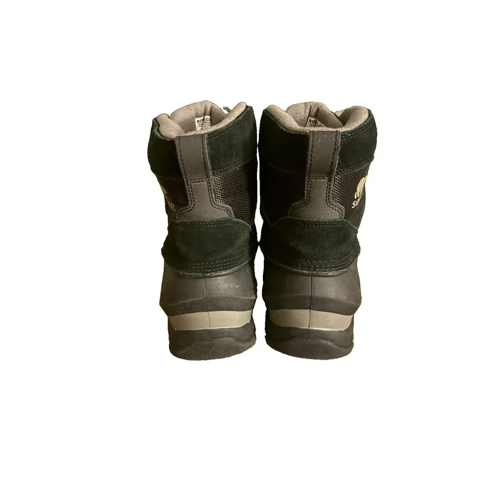 Sorel Buxton Lace Men's Winter Boots Size 9 Waterproof Insulated Black