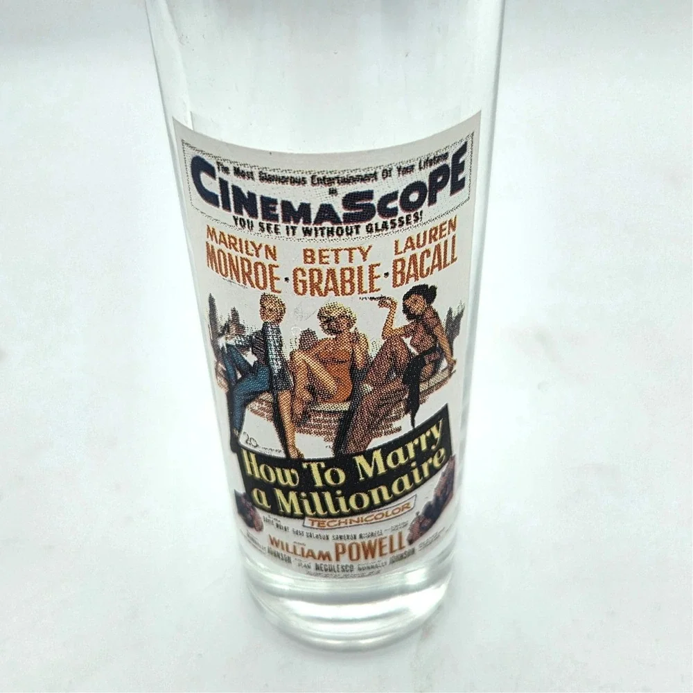 Shot Glass How‎ To Marry A Millionaire Marilyn Monroe Betty Grable Lauren Bacall