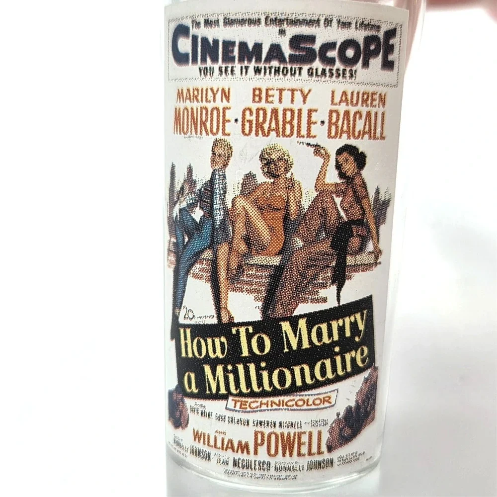Shot Glass How‎ To Marry A Millionaire Marilyn Monroe Betty Grable Lauren Bacall