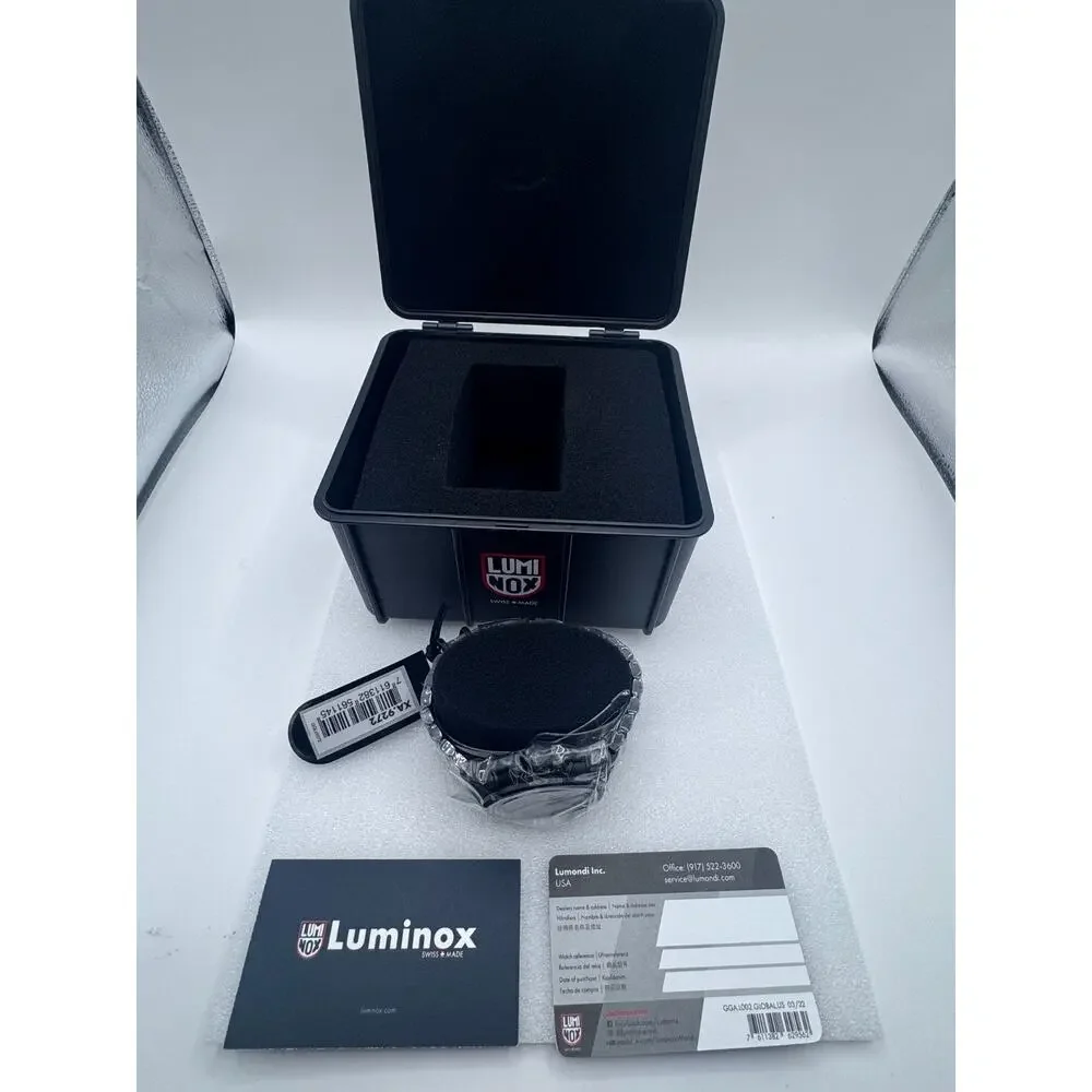 NEW Luminox F-22 Raptor Black Titanium Men's Quartz Watch XA.9272