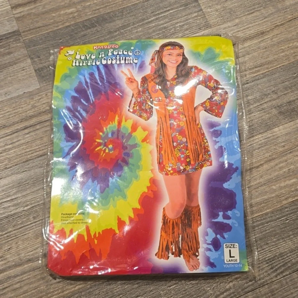 Hippie Costume| Youth Size Large (12-14) | New in‎ bag​