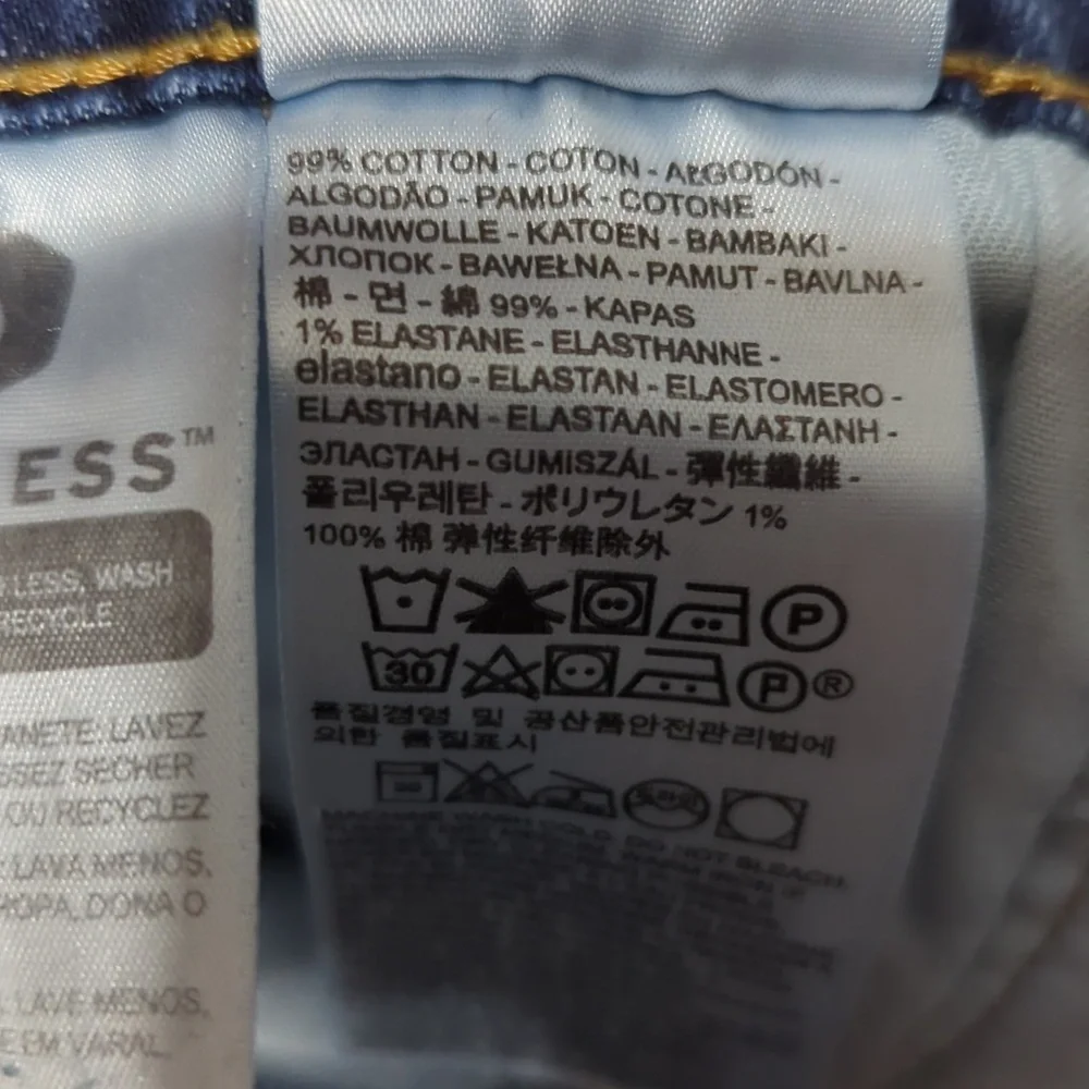Levi's 505‎ Straight Leg Dark Wash Mens Jeans Size 40
