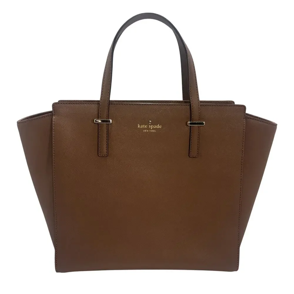 Kate Spade Cedar Street Small Hayden Satchel Top Handle Bag Tan - NO STRAP