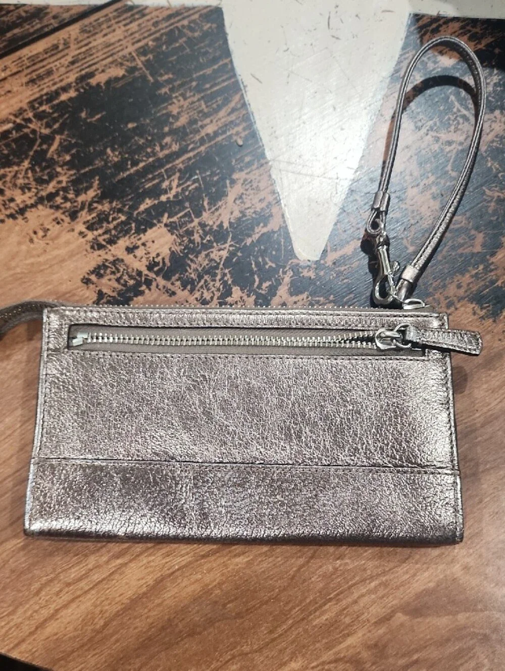 Coach metallic bronze