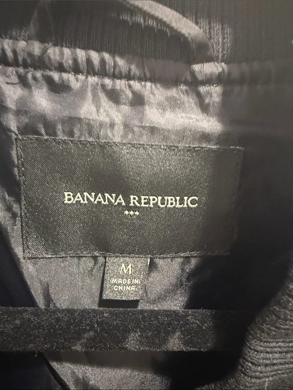 Banana Republic streamlined bomber