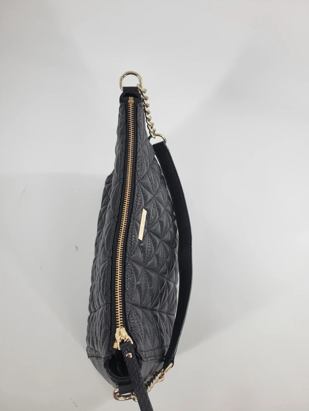 Kate Spade Aurelia Whitaker Place Quilted Black Leather Hobo Bag