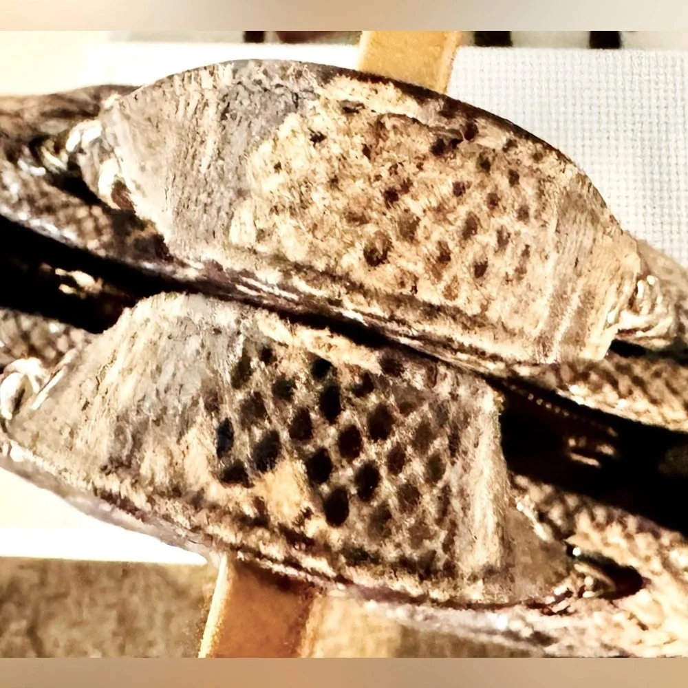 Kate Spade Quilted Maryanne Snakeskin embossed Handbag with dust bag EUC $378