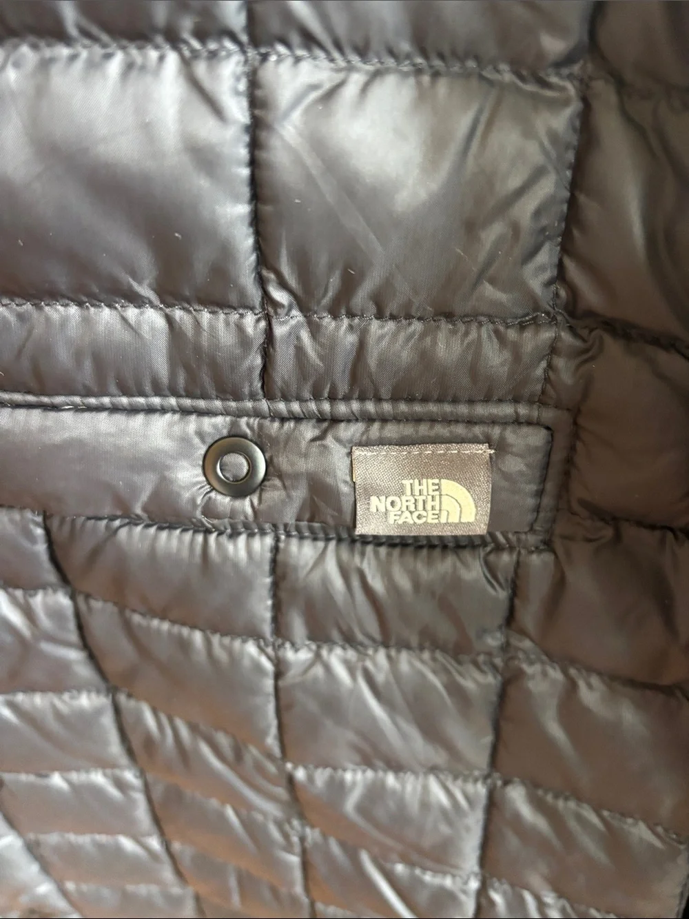 The North Face Men’s Black Quilted Puffer Shirt Jacket