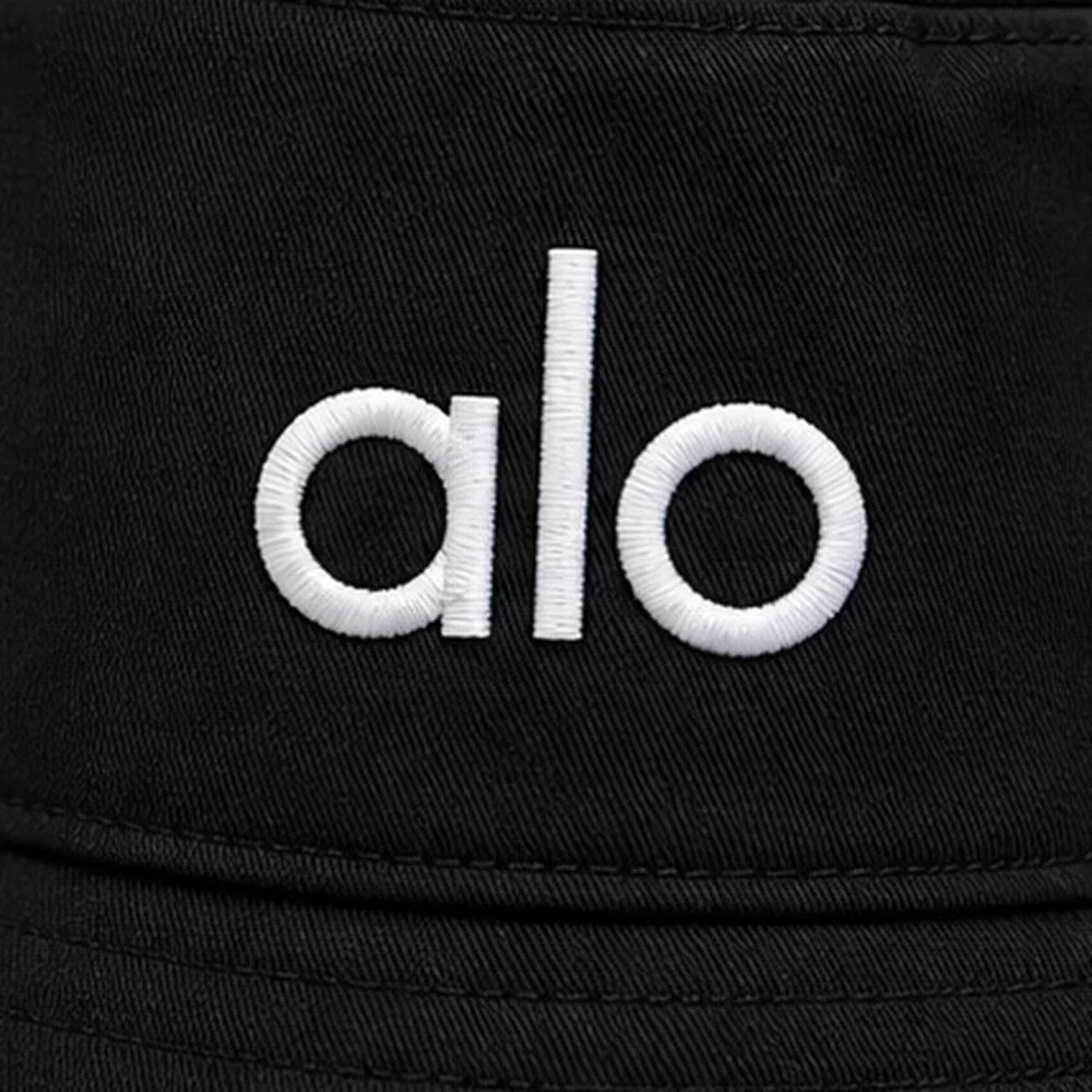 ALO Yoga Black Travel Bucket Hat NWT