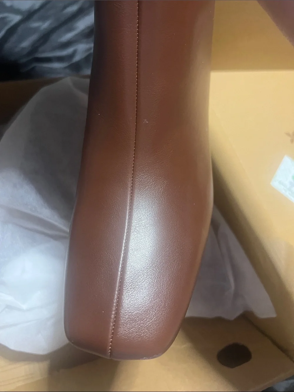 Vomira Classic Brown Women's Knee-High Leather Boots