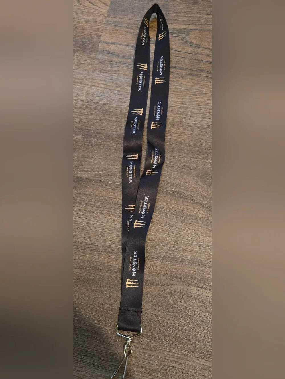 Black Logo Lanyard – Black