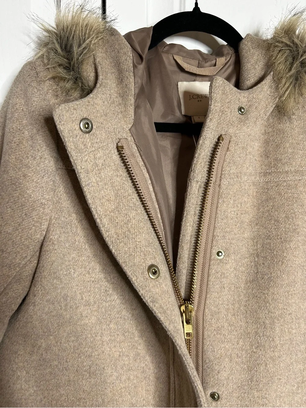 J. Crew taupe crew