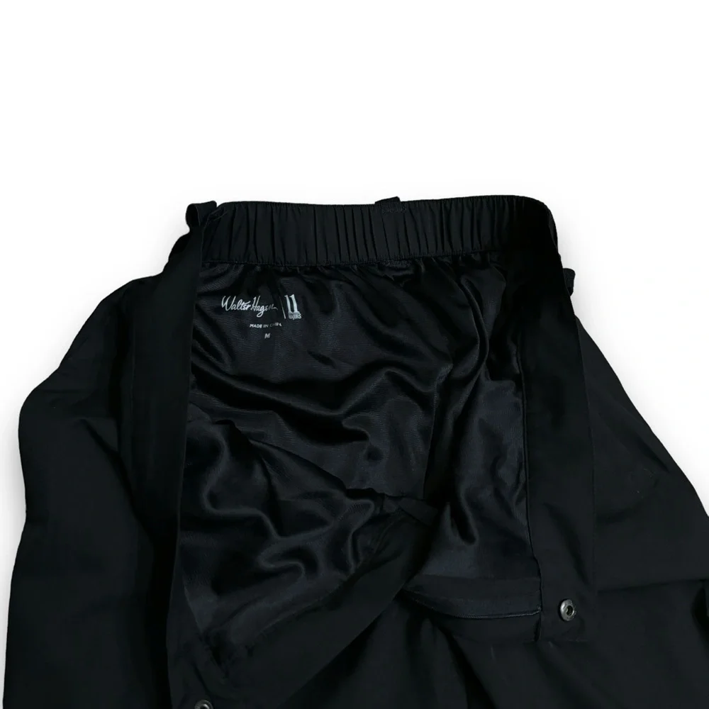 Walter Hagen‎ Men's 11 Majors Black Windbreaker Golf Pants Size Medium 33 x 32