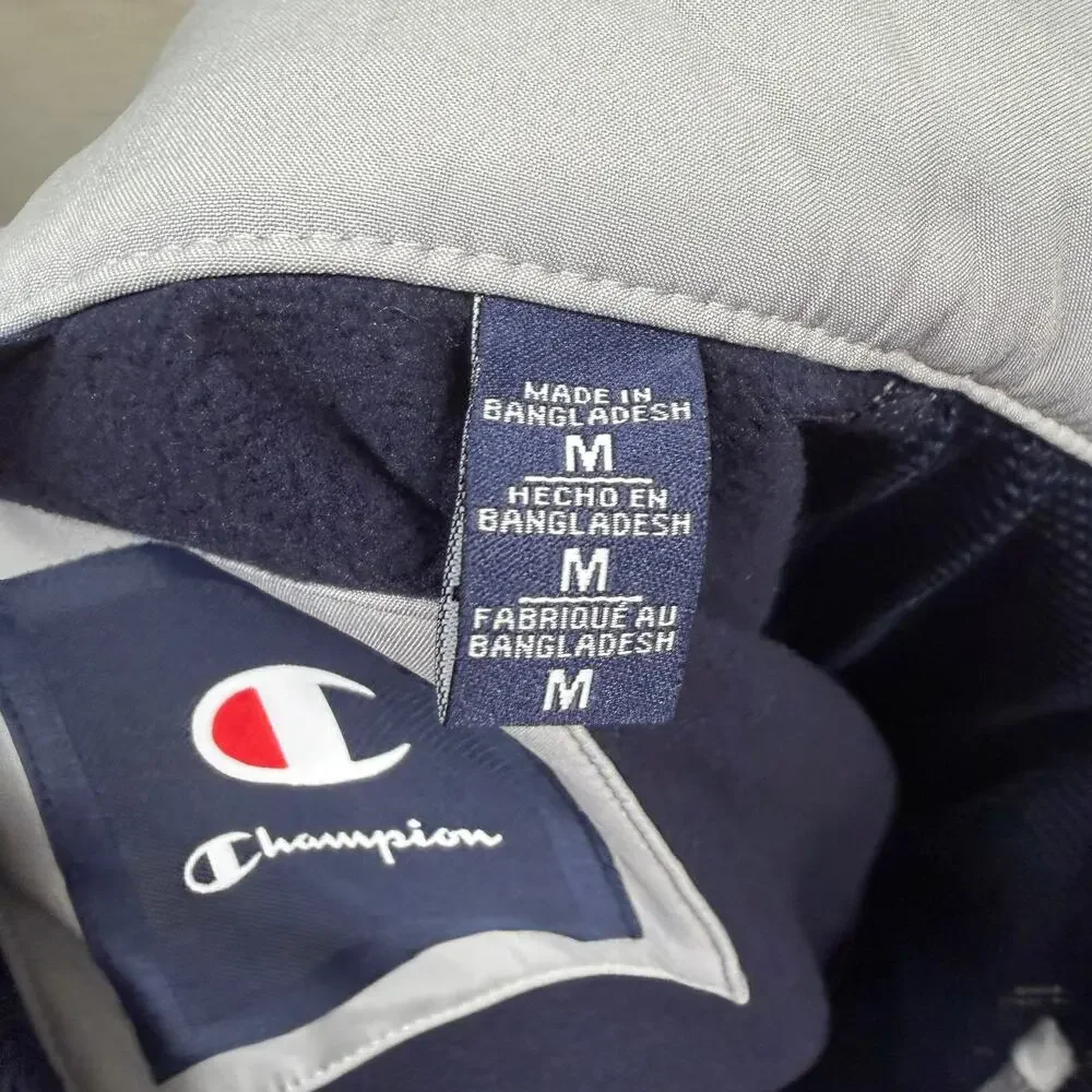 Champion Sport Shell Jacket Men's Medium Gray Water and Wind Resistant NWT
