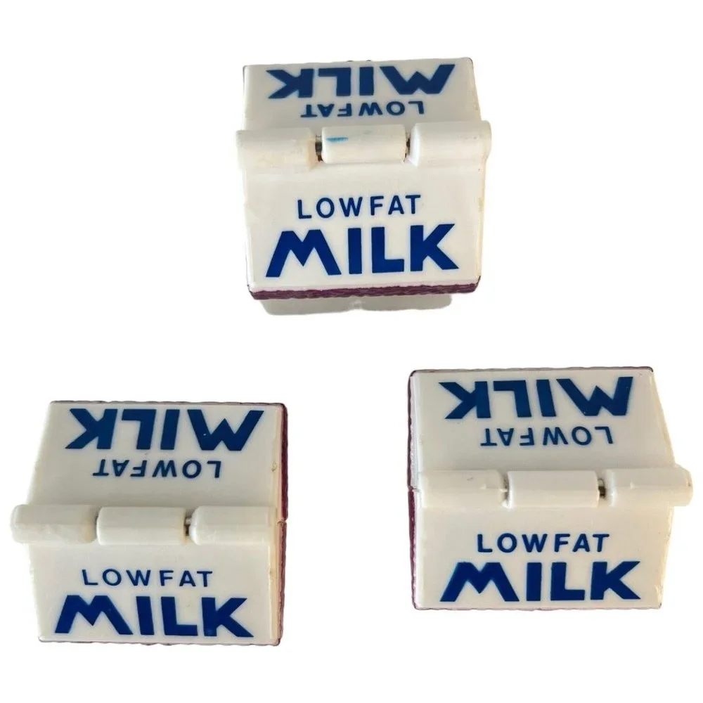 6 McDonald’s Happy Meal Toy Food Fundamentals‎ Changeable Set Milk Apple Steak