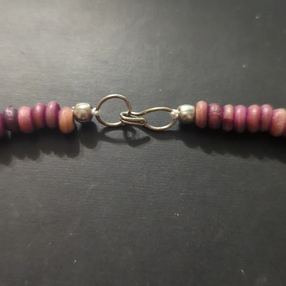 Hand Crafted purple tagua