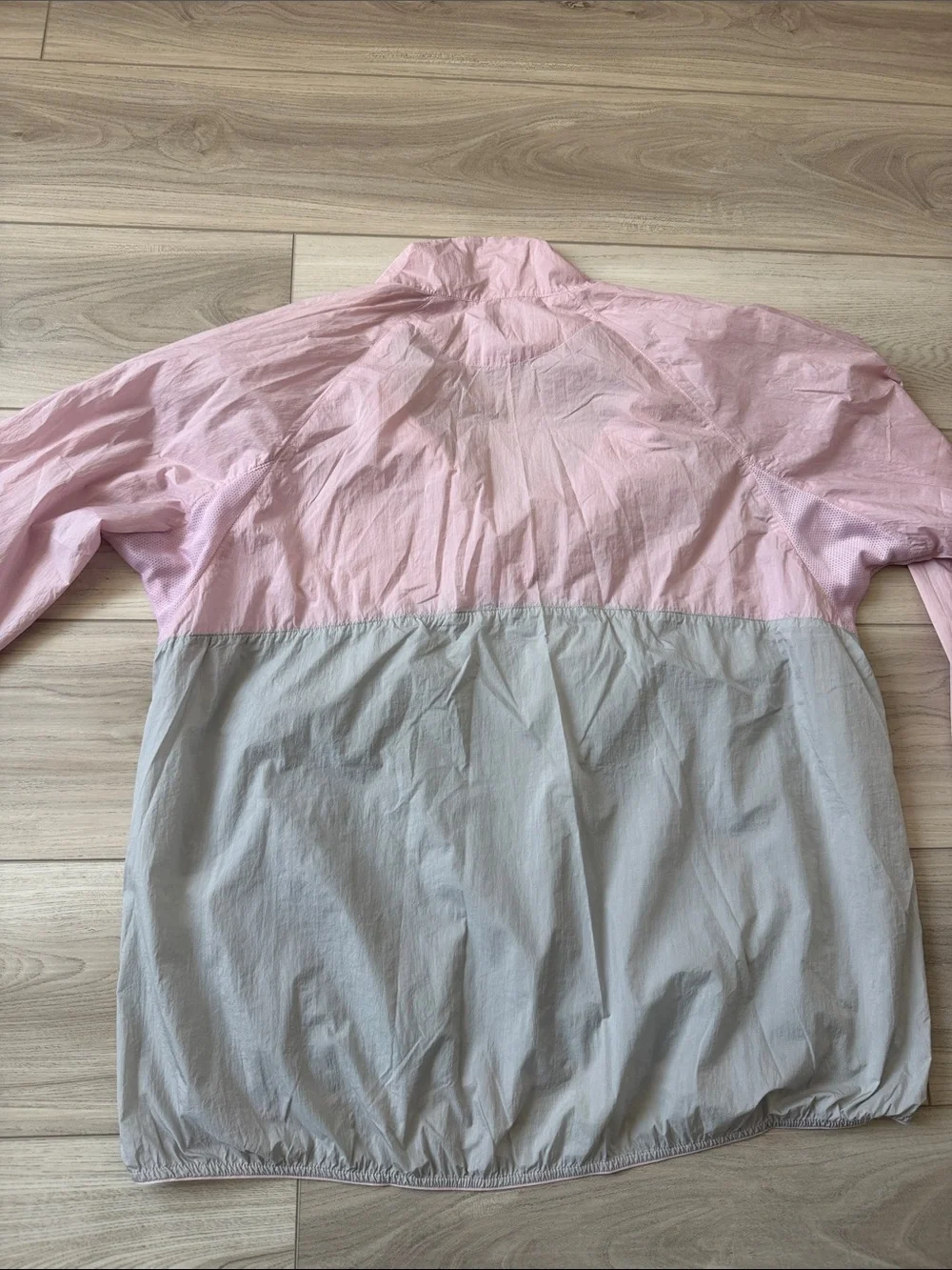 Uniqlo Two-Tone Sun Protect Jacket - Pink & Light Gray