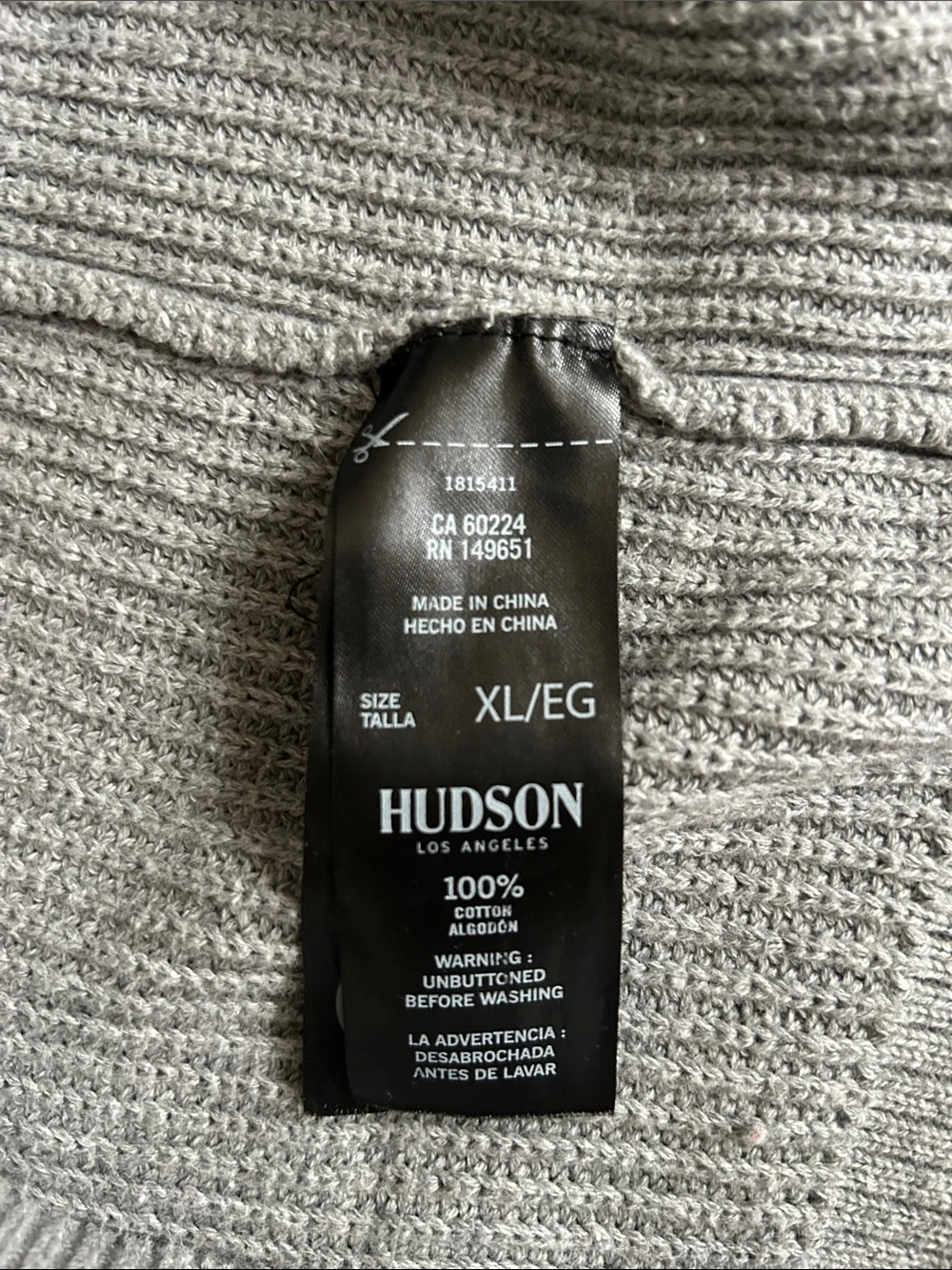 Hudson Jeans size xl
