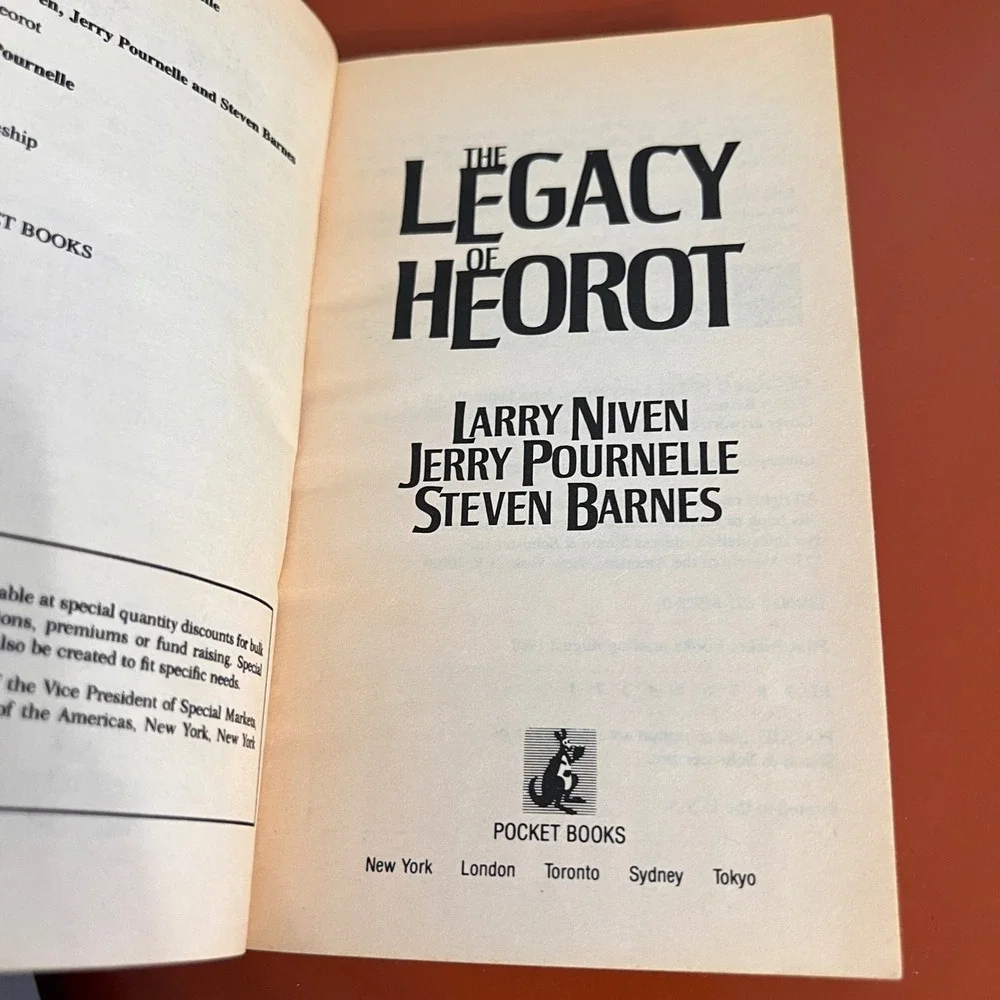 Pocket Books legacy heorot