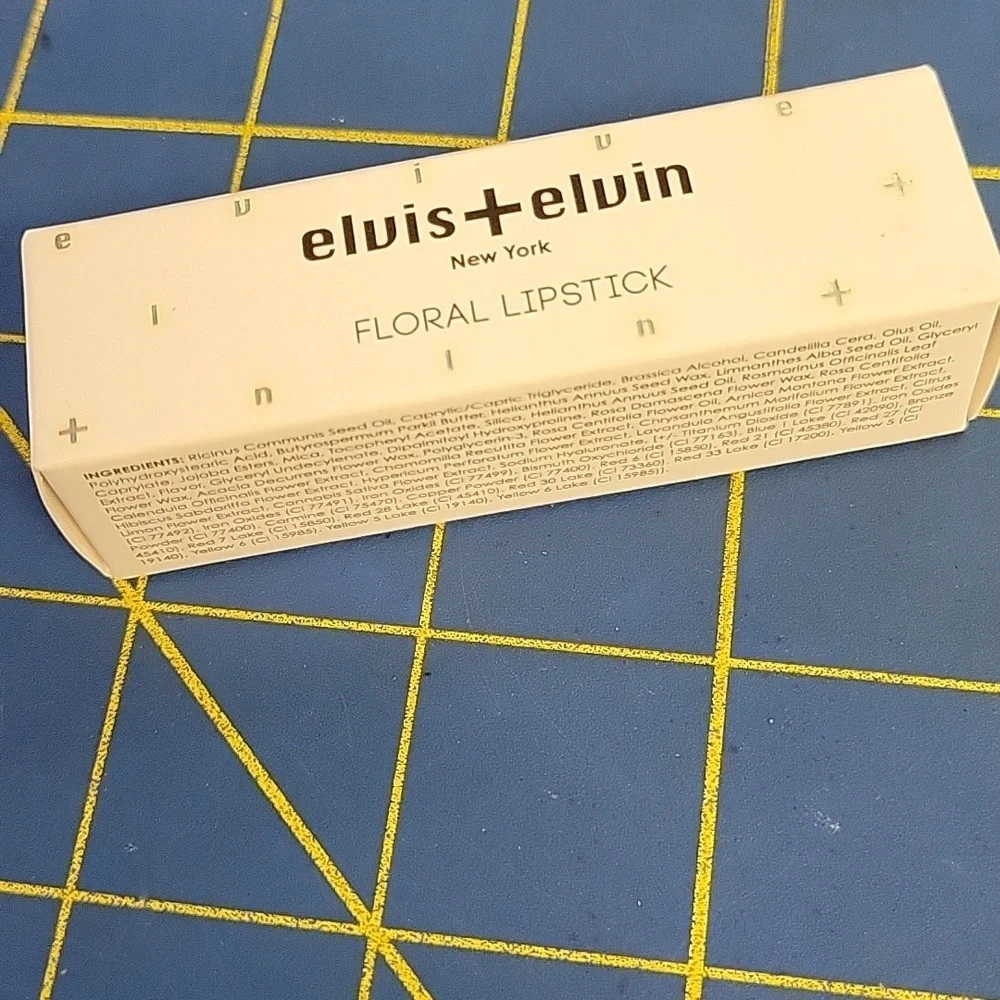 elvis + elvin Floral Lipstick - 110 Color New In Box