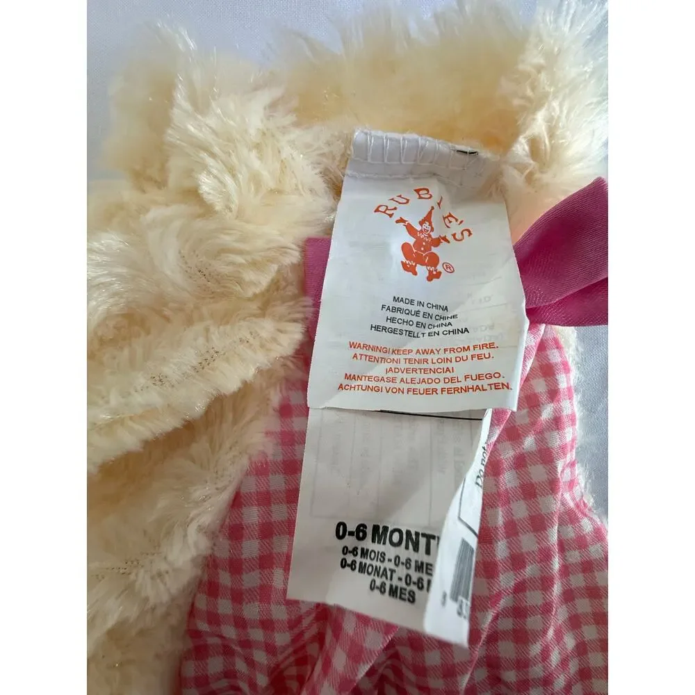 SKU3042 Rubie's Costume Baby Lamb 0-6 Months Full Suit & Hat Costume Set