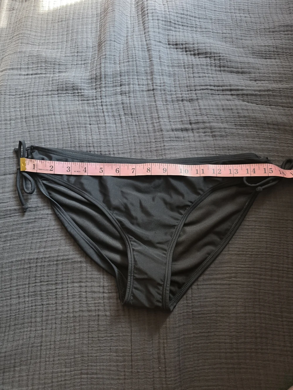 Liora Black Ruched Wrap Bikini Set Size XL NWT Adjustable Lace-Up Beach Summer