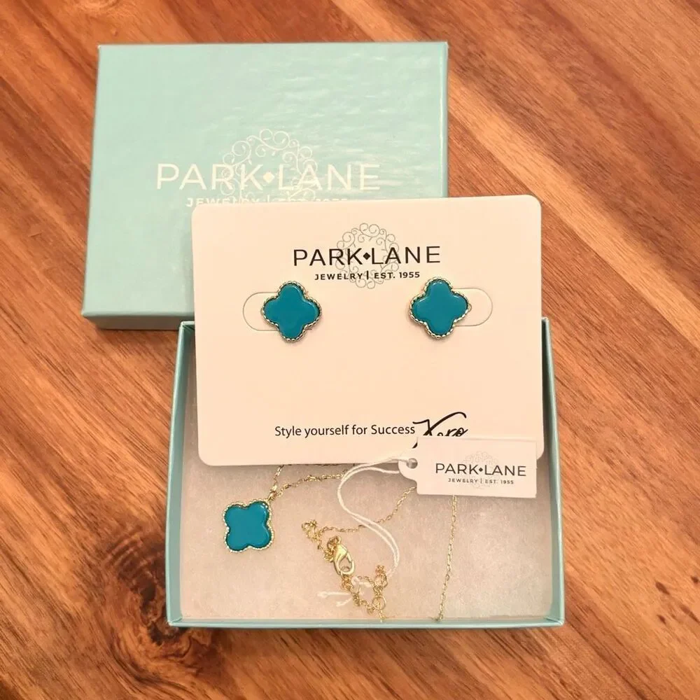 Park Lane | *Limited Edition* Lana Earring and Necklace Set | Turquoise/Gold