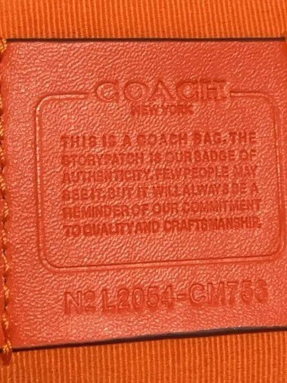 Coach crafted from