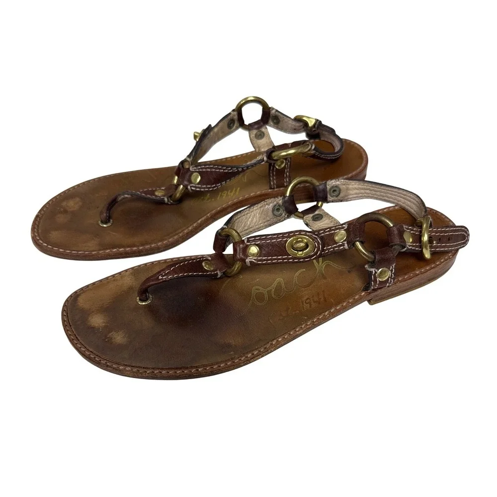 Coach thong sandals