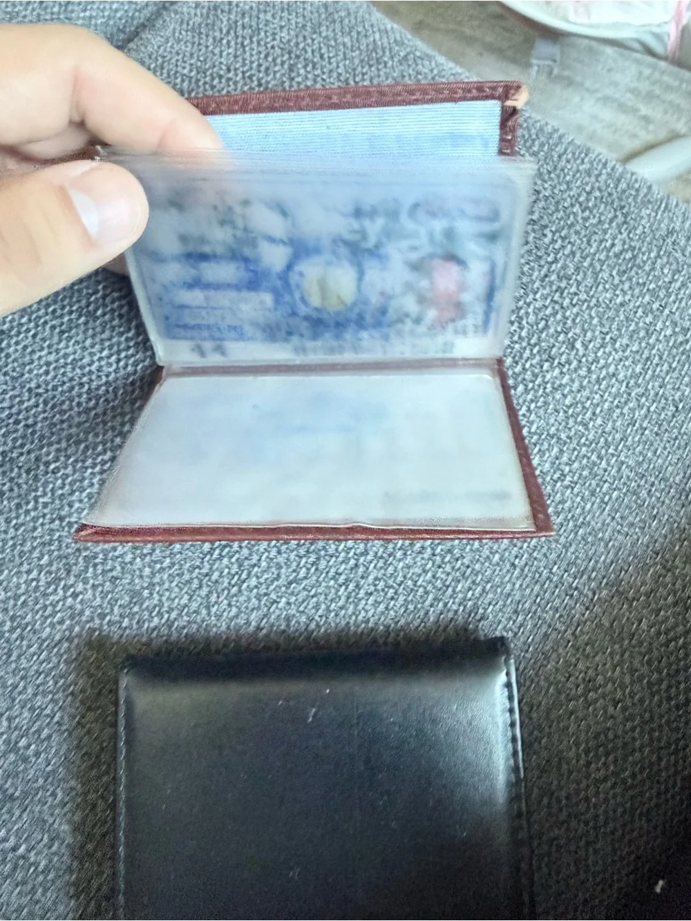 Tommy Hilfiger slim leather
