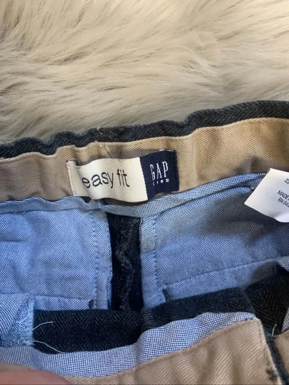 Gap Boys Easy Fit Size 7 Charcoal Color Pants