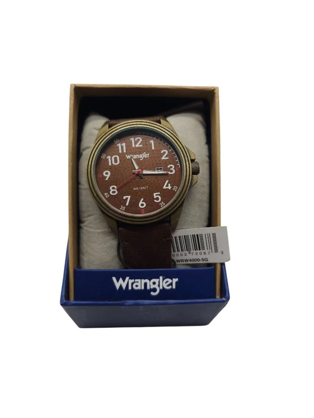 Wrangler Mens Analog Watch With Brown Leather Strap Model WRW4000-5G