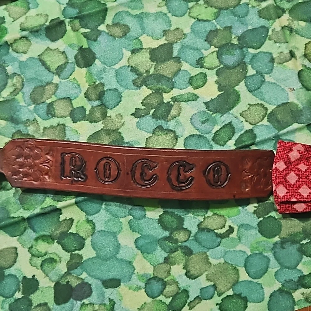 Handmade tooled leather