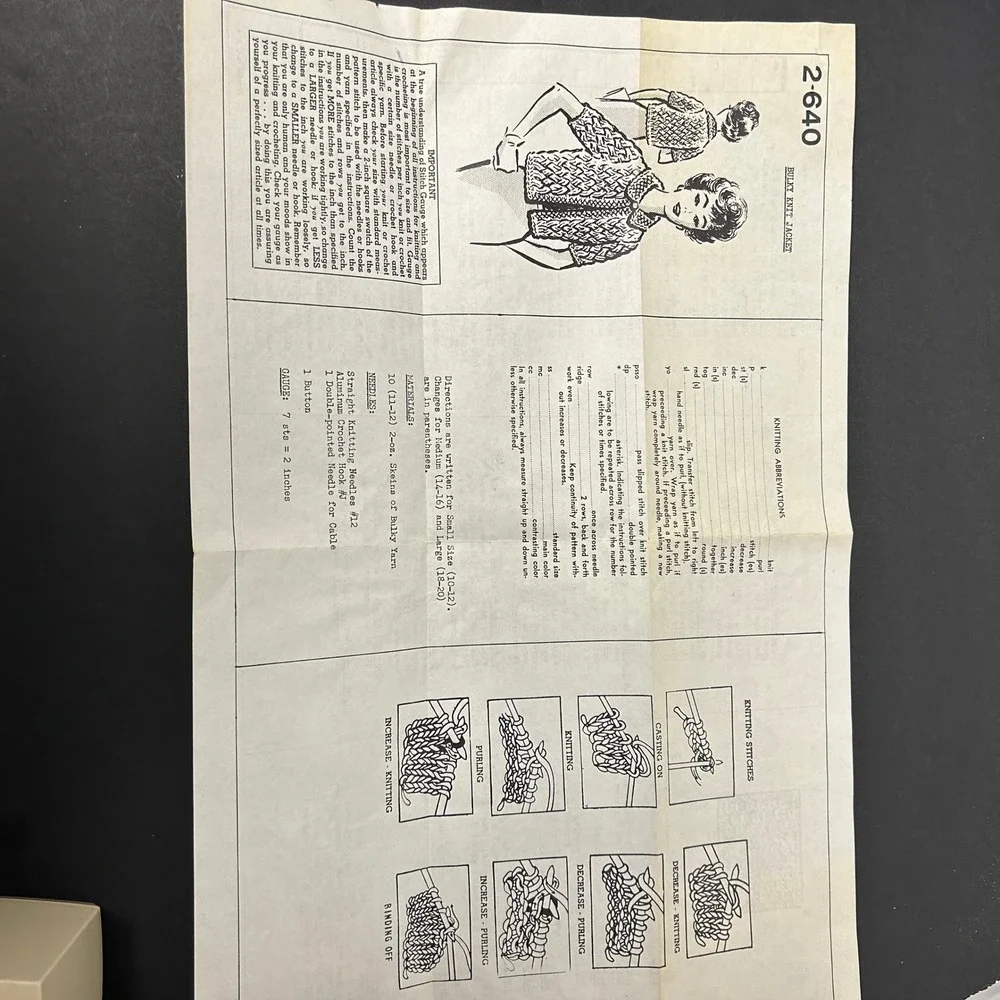 Vintage 1950s Knitting‎ Crochet Pattern Booklet Lot 1950s Good