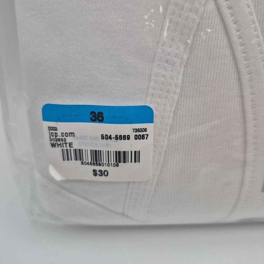 Stafford JCPenney Mens Size 36 Full-Cut Briefs 6 Pack White | New Old Stock