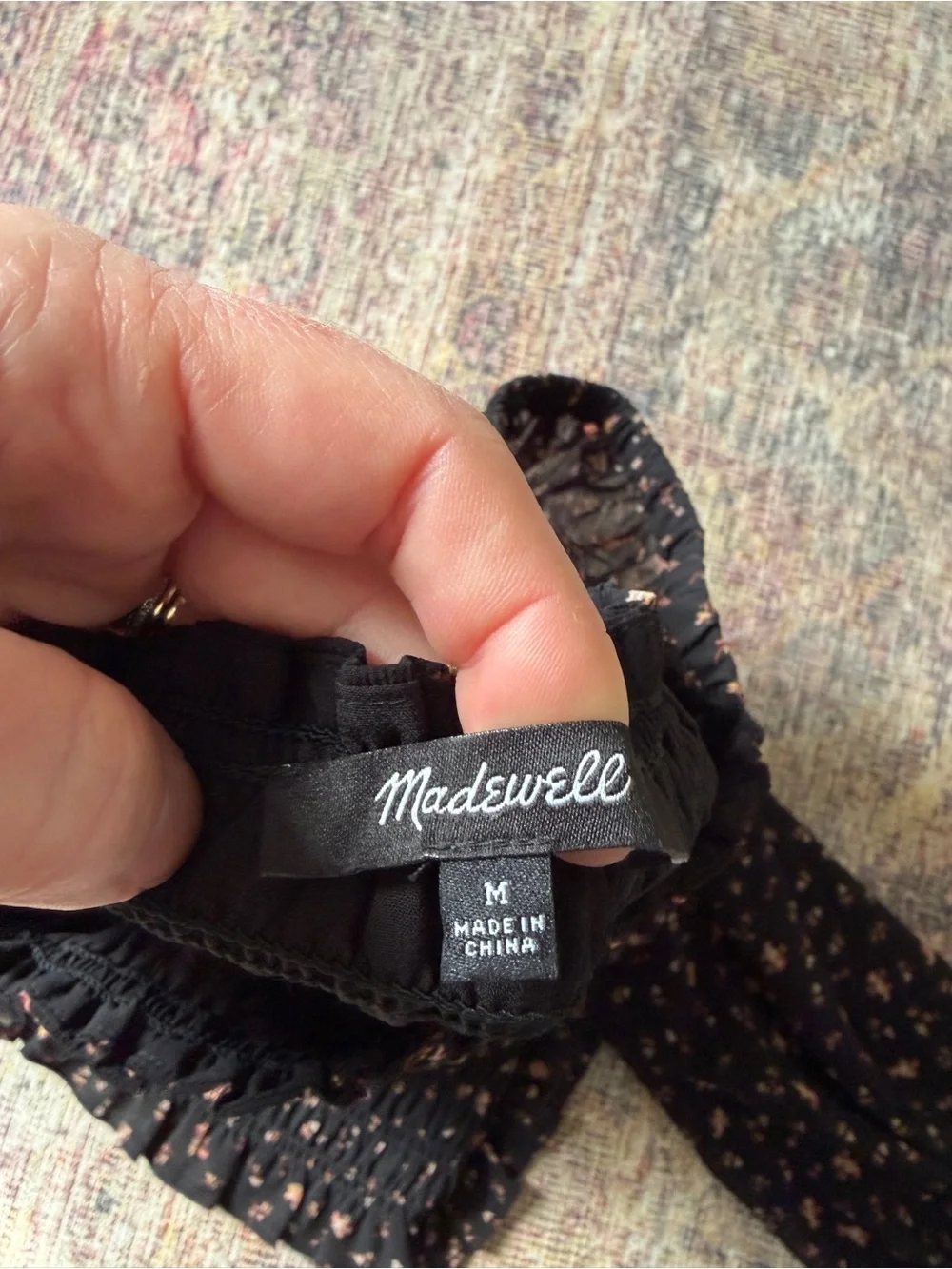 Madewell smocked bodice